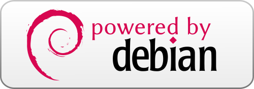 Powered by Debian!